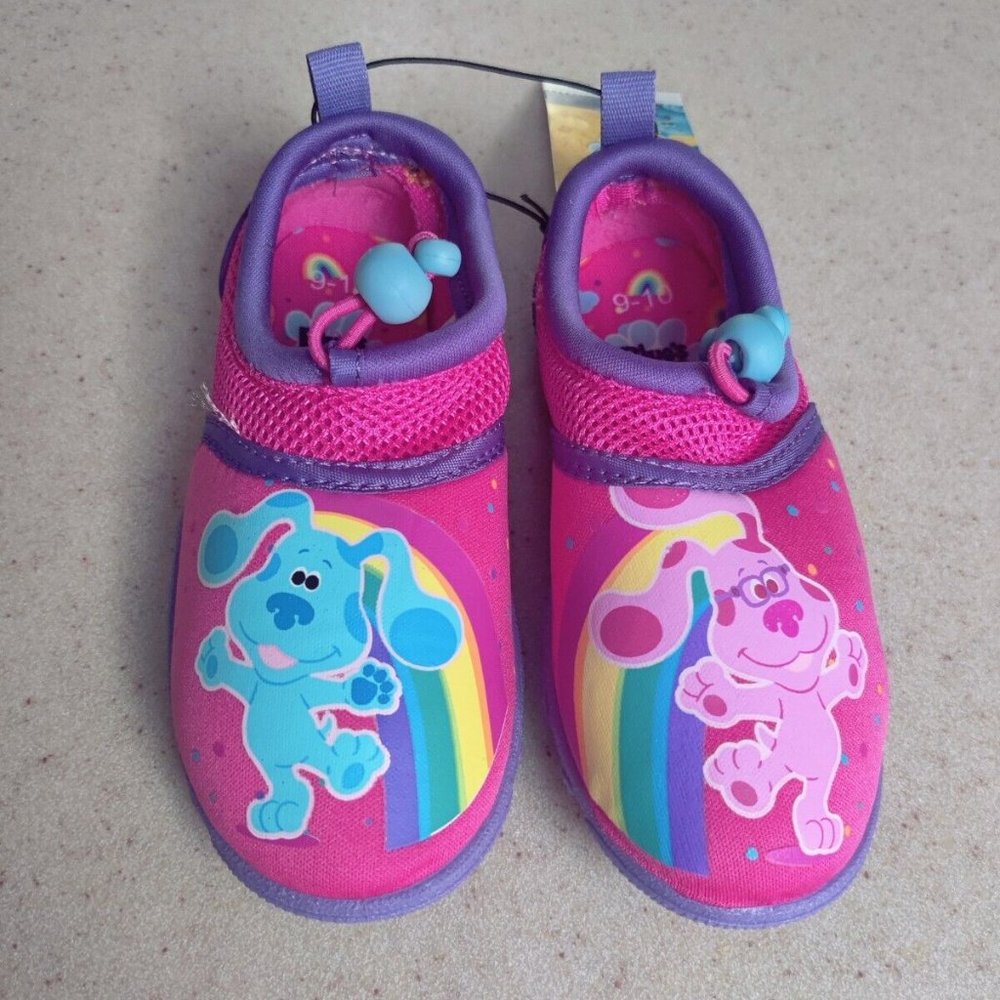 Blues Clues Water Shoes for Toddler Size 5/6 7/8 9/10 or 11/12 Magenta